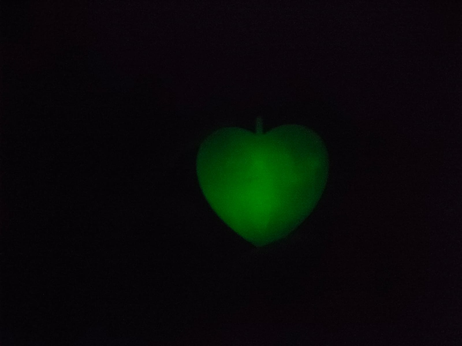 Glow in Dark Heart Keychain (Pack of 3)